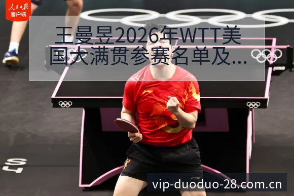 王曼昱2026年WTT美国大满贯参赛名单及签表分析阵容影 - 多多28